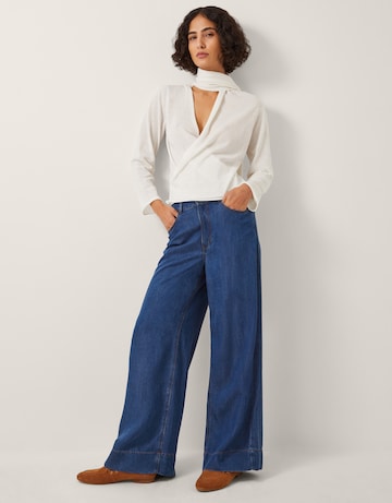 Monsoon Suri Sheer Wrap Blouse