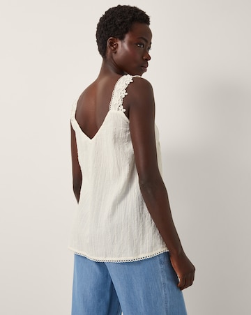 Monsoon Celia Lace Pintuck Cami Top