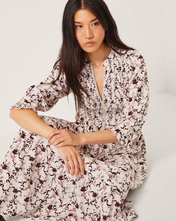 Monsoon Jacqueline Floral Midi Dress
