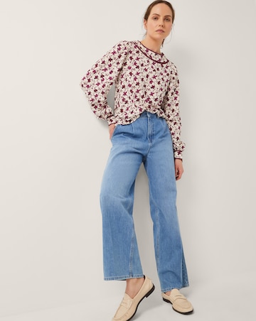 Monsoon Felipa Floral Print Jersey Top