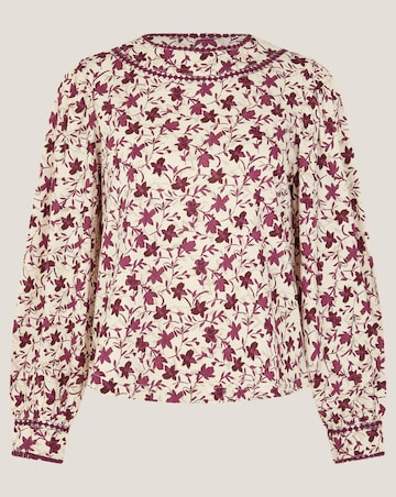 Monsoon Felipa Floral Print Jersey Top