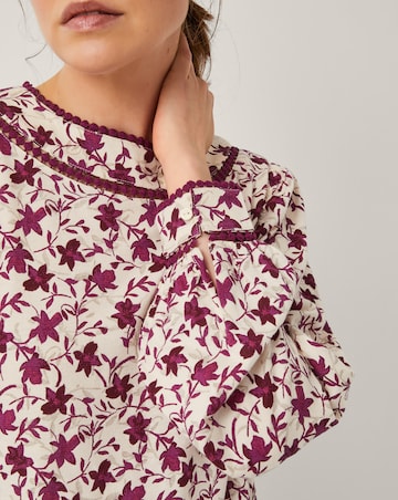 Monsoon Felipa Floral Print Jersey Top