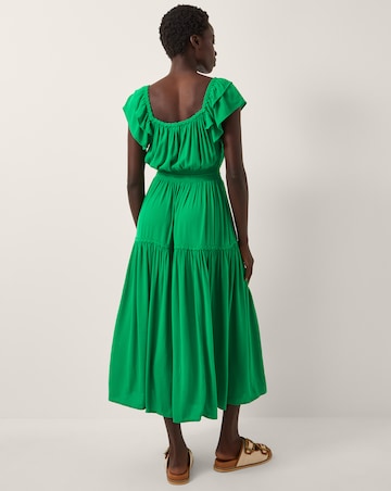 Monsoon Isabela Square Neck Midi Dress