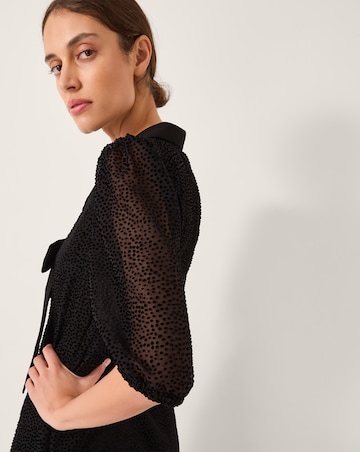 Monsoon Mae Devore Midi Dress