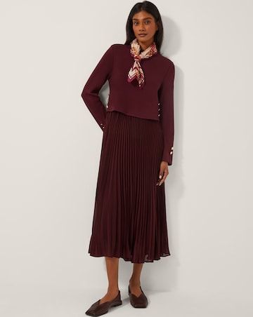 Monsoon Penny Pleated Midi Dress