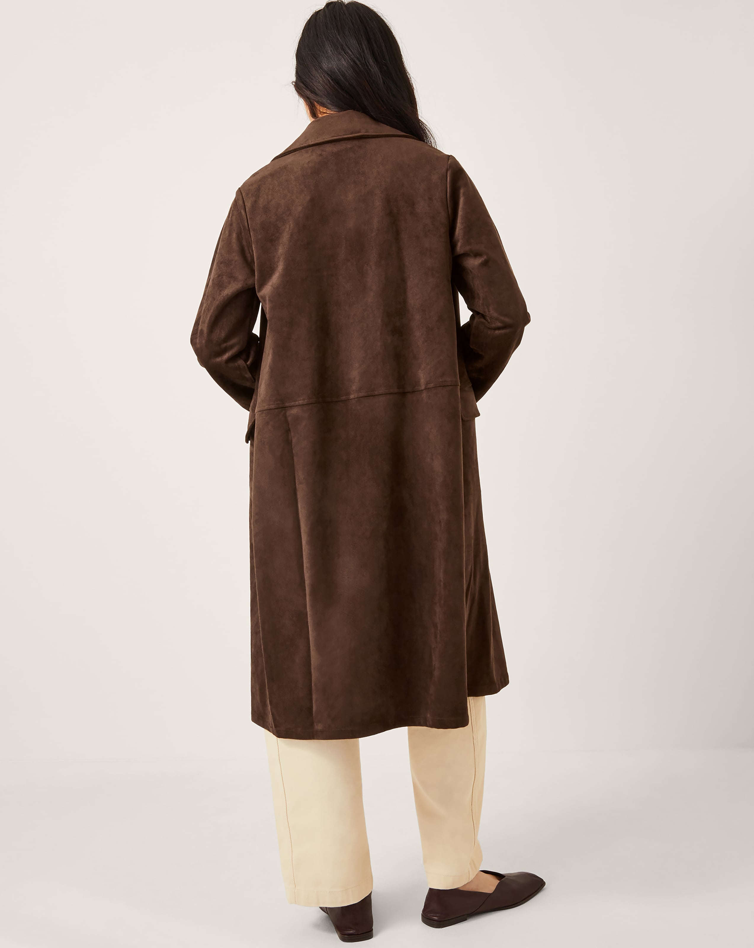 ジャケット・アウター THE TOE AVIGNON TRENCH COAT brown S