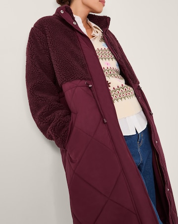 Monsoon Marlo Borg Quilted Coat