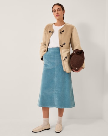 Monsoon Malika Corduroy Midi Skirt