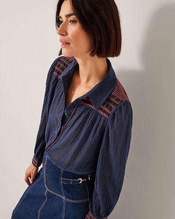 Monsoon Felicity Embroidered Cotton Shirt