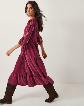 Monsoon Mia Embroidered Midi Dress