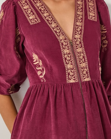 Monsoon Mia Embroidered Midi Dress