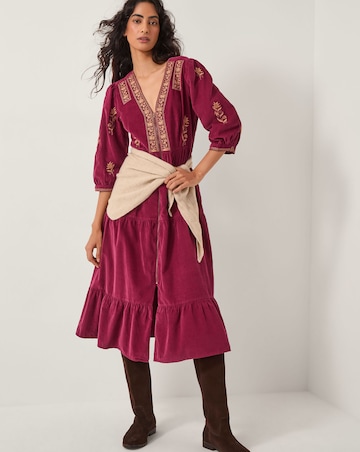 Monsoon Mia Embroidered Midi Dress