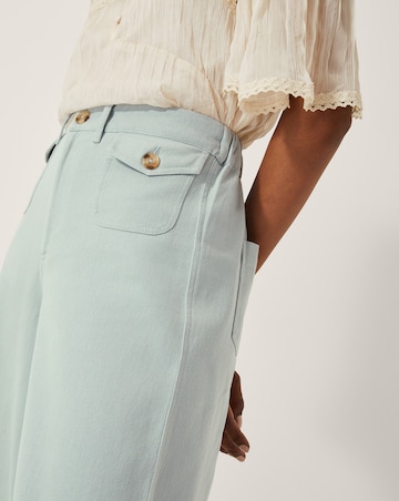 Monsoon Ciara Cropped Wide Leg Jeans