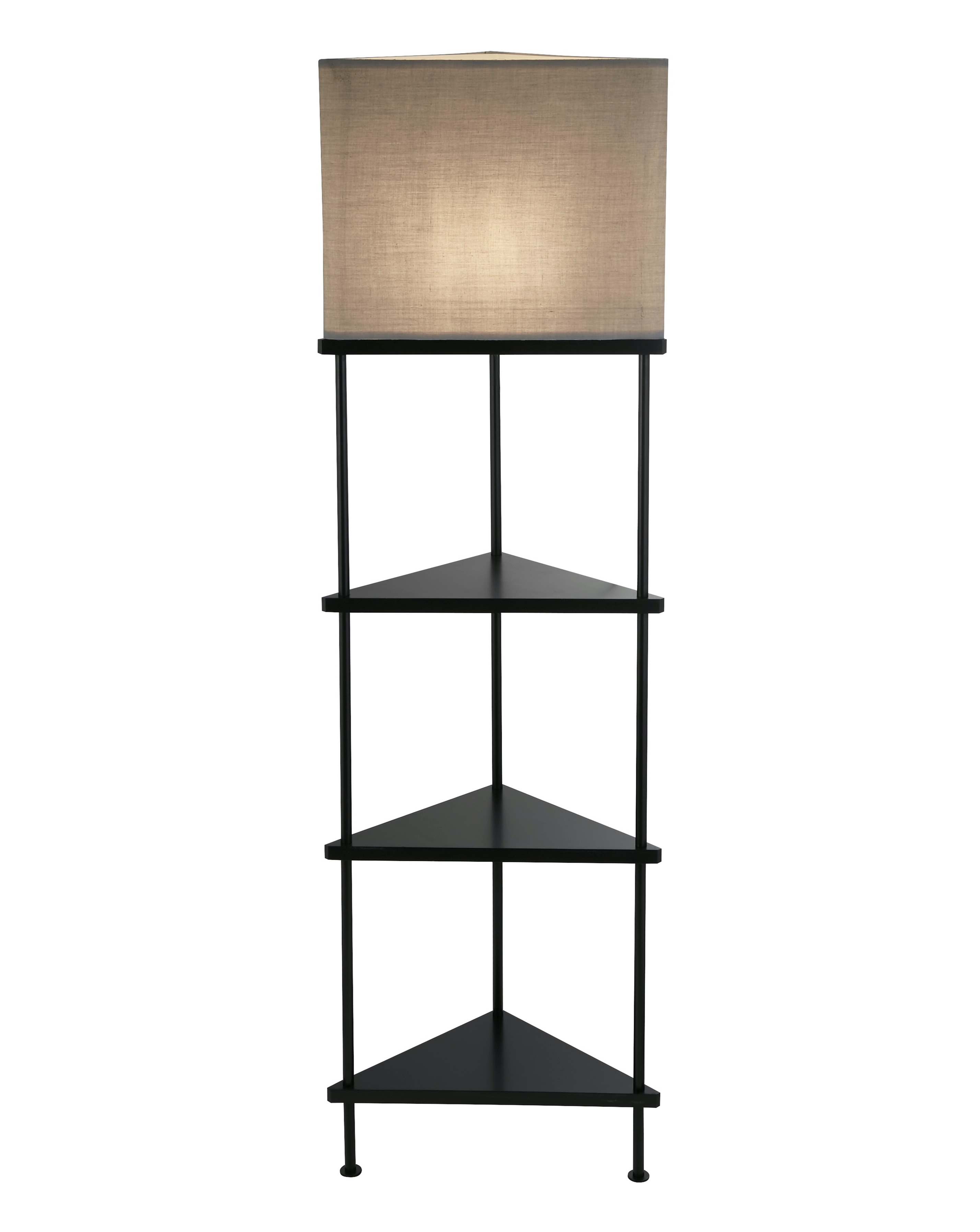 Corner Shelf Floor Lamp