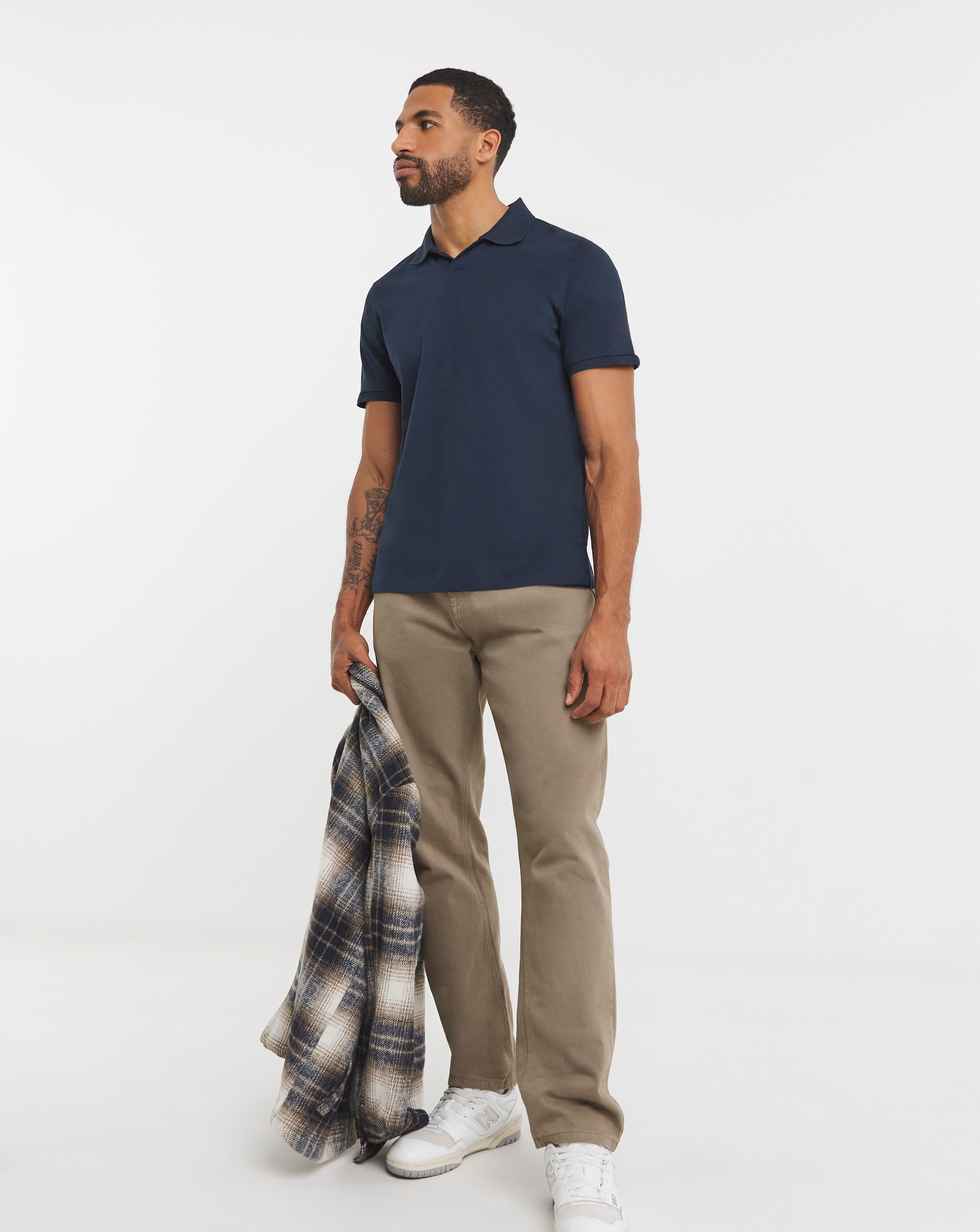 Pure Cotton Trophy Neck Polo