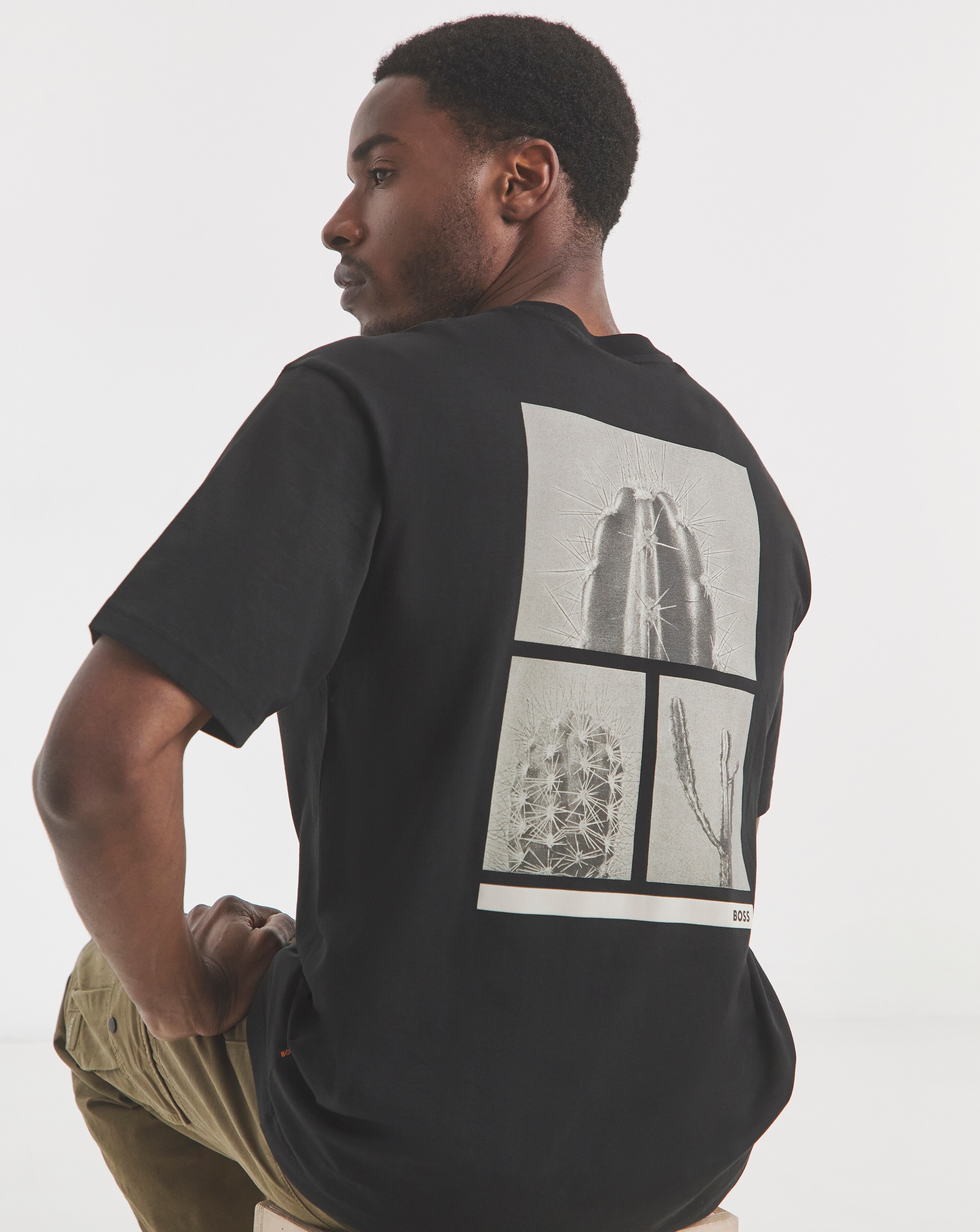 BOSS Graphic Back Print T-Shirt