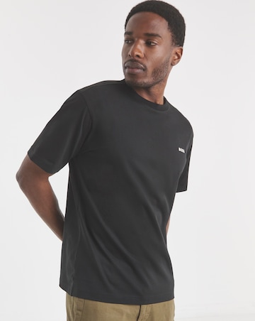 BOSS Short Sleeve Graphic Back Print T-Shirt - Black