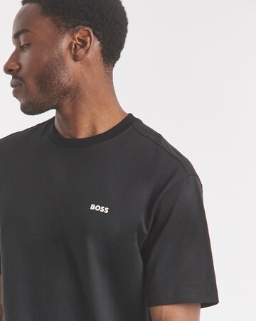 BOSS Short Sleeve Graphic Back Print T-Shirt - Black