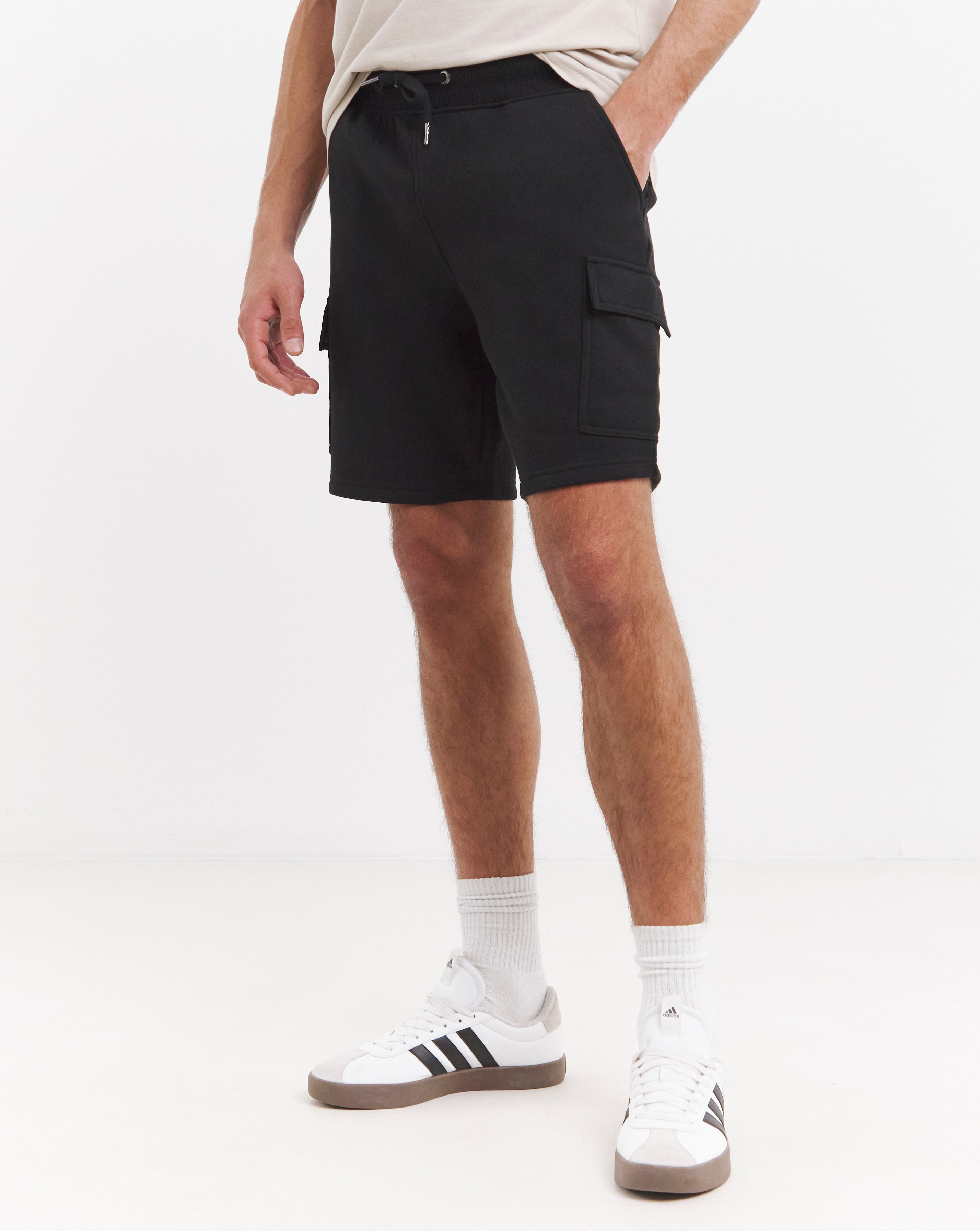 Jersey Sweat Cargo Short
