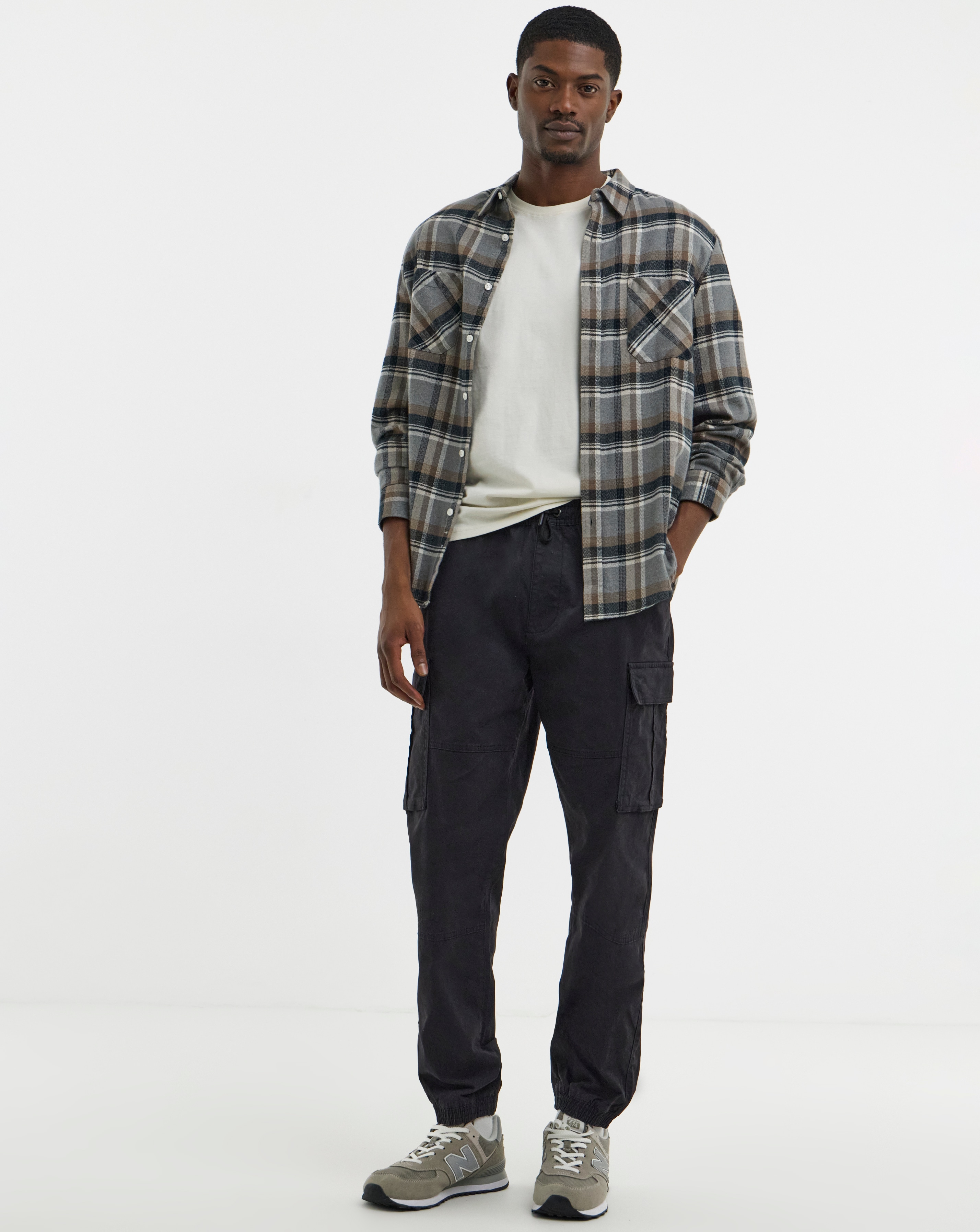 Elasticated Waist Cuffed Cargo