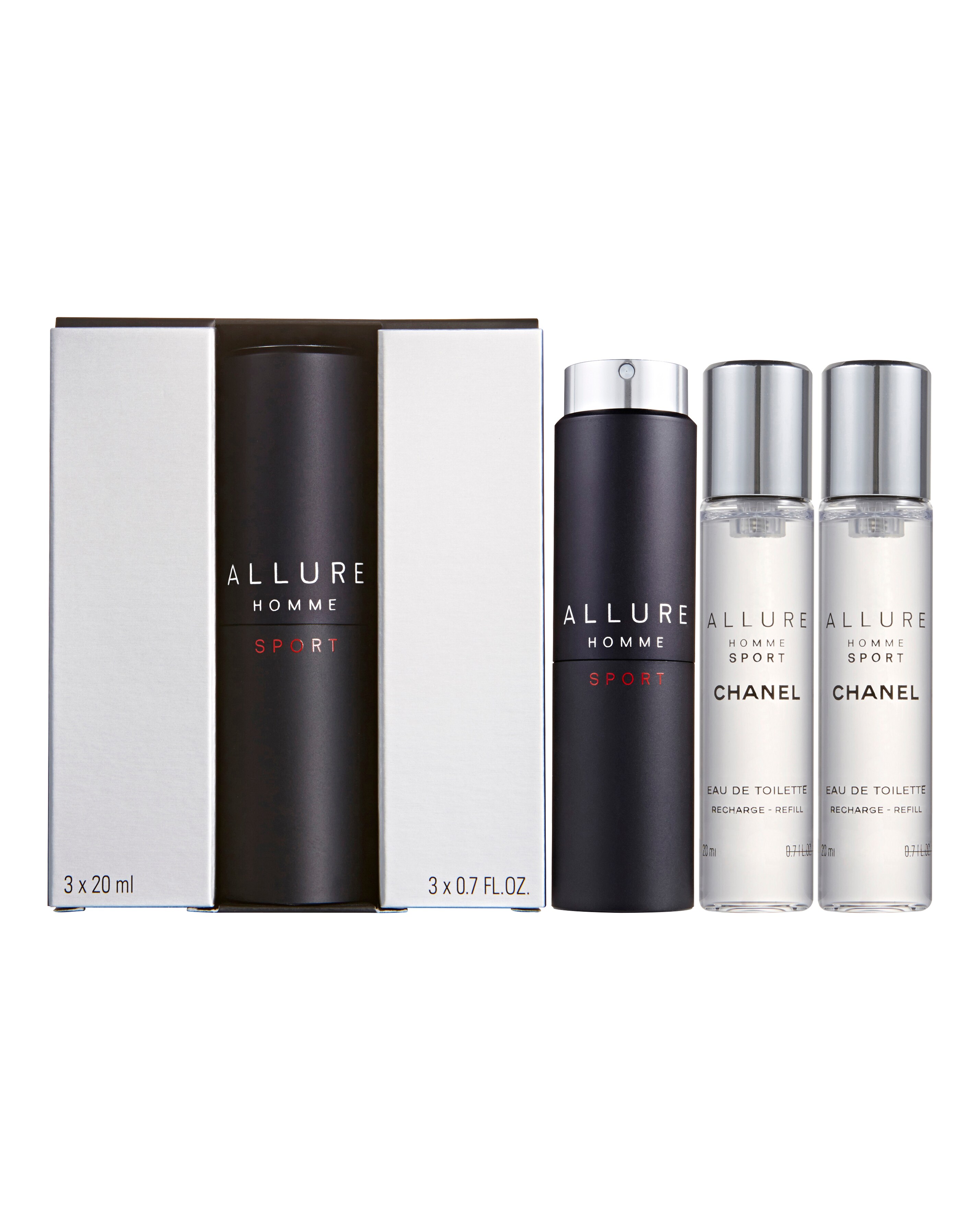 Chanel Allure Sport 20ml EDT & 2 x 20ml Refills | Ambrose Wilson