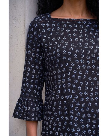 Roman Ditsy Square Neck Top