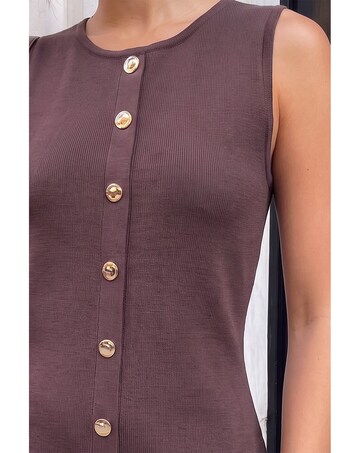 Roman Knitted Pinafore Dress