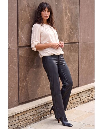 Roman Jacquard Bubble Hem Top