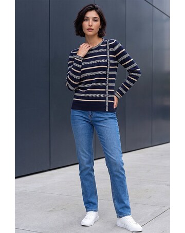 Roman Petite Stripe Knit Jumper