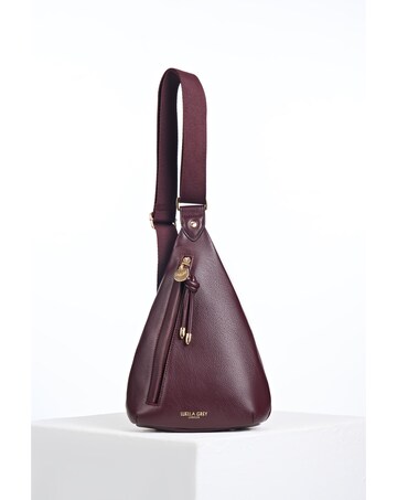 Luella Grey Darla Black Cherry Sling Crossbody