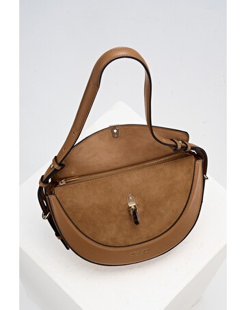 Luella Grey Angelina Tan Multiway Shoulder Saddle Bag