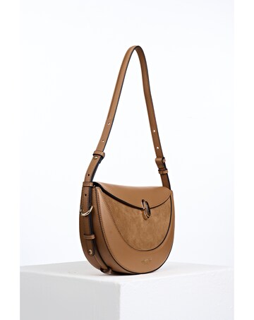 Luella Grey Angelina Tan Multiway Shoulder Saddle Bag