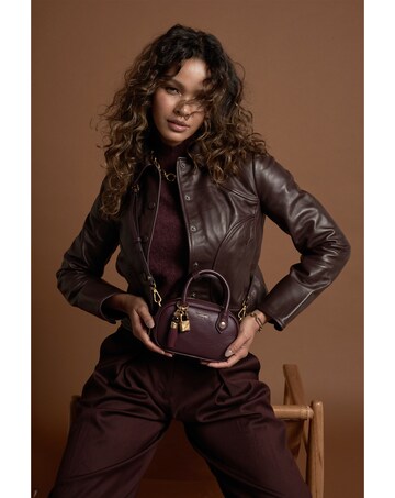 Luella Grey Ruthanna Black Cherry Mini Bowler