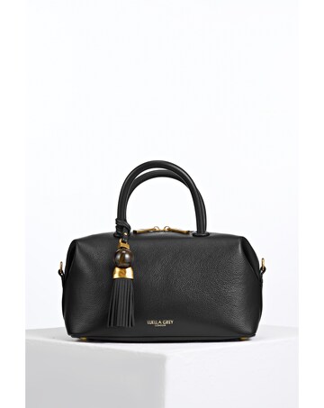 Luella Grey Alessia Black Bowler Tote