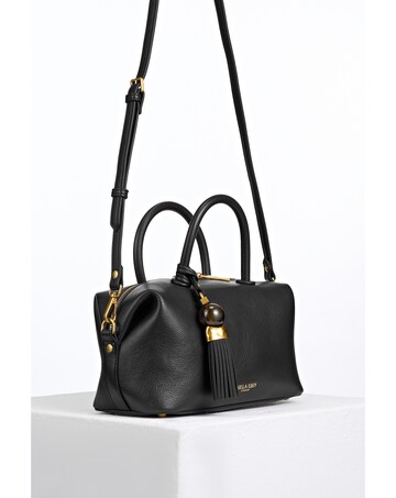 Luella Grey Alessia Black Bowler Tote