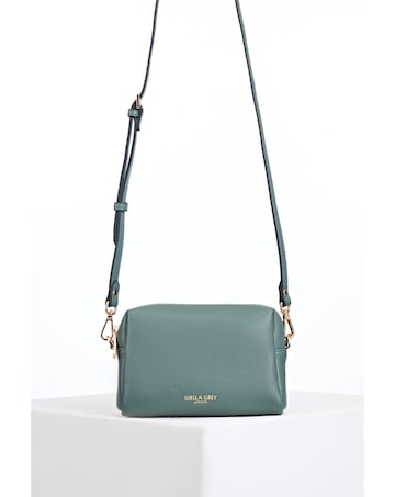 Luella Grey Suky Steel Green Woven Crossbody