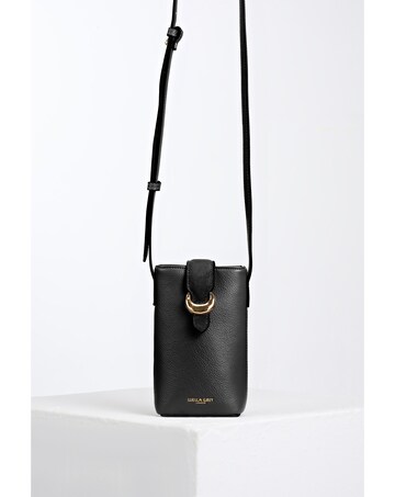 Luella Grey Wren Black Phone Bag