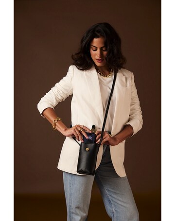 Luella Grey Wren Black Phone Bag