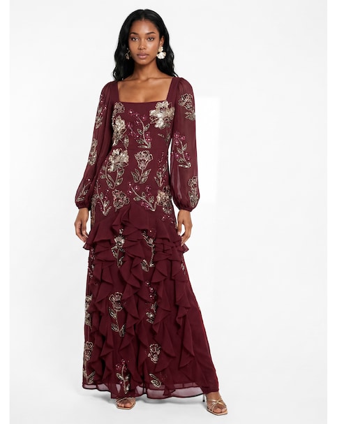 Maya Deluxe Embellished Maxi Dress