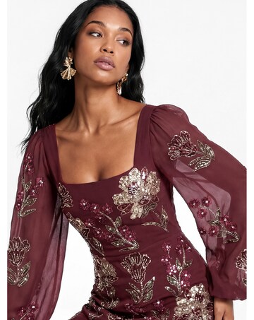 Maya Deluxe Embellished Maxi Dress