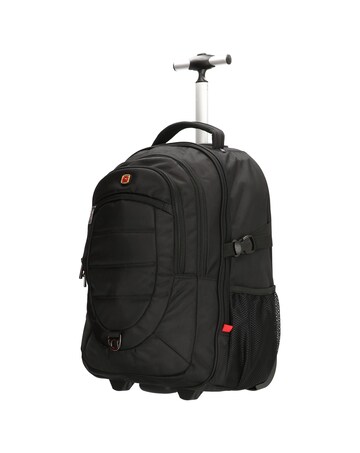 Enrico Benetti Cornell Polyester 17" Laptop Trolley Backpack
