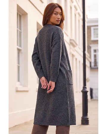 Roman Long Line Cardigan