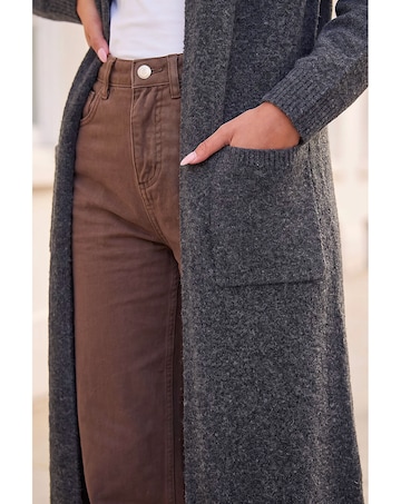 Roman Long Line Cardigan