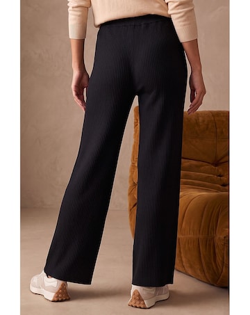 Roman Rib Knitted Trouser
