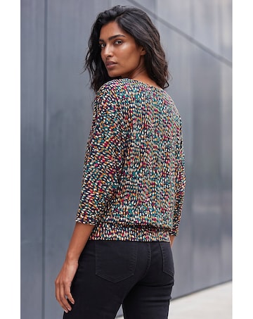 Roman Abstract Bubble Hem Top