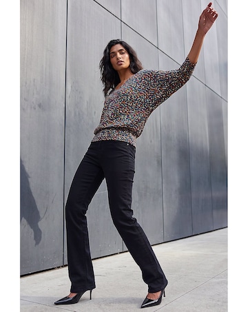 Roman Abstract Bubble Hem Top