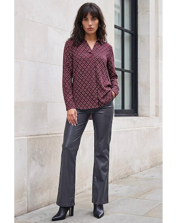 Roman Geo Puff Print Shirt