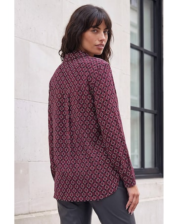 Roman Geo Puff Print Shirt