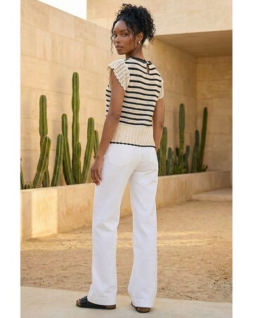 Roman Stripe Knitted Top