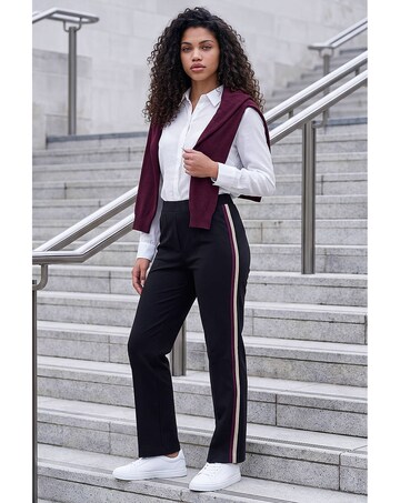 Roman Petite Side Stripe Stretch Trouser